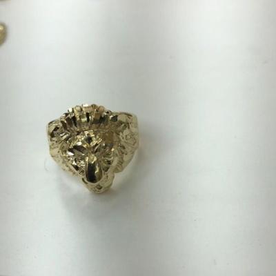 Gold ring 14 k size 11 11.1 g