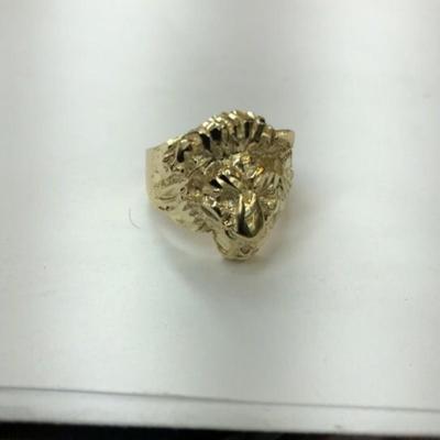 Gold ring 14 k size 11 11.1 g