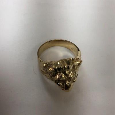 Gold ring 14 k size 11 11.1 g