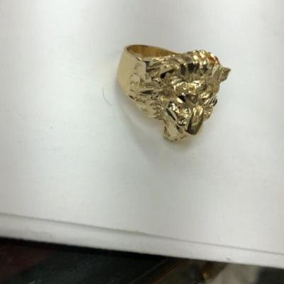 Gold ring 14 k size 11 11.1 g