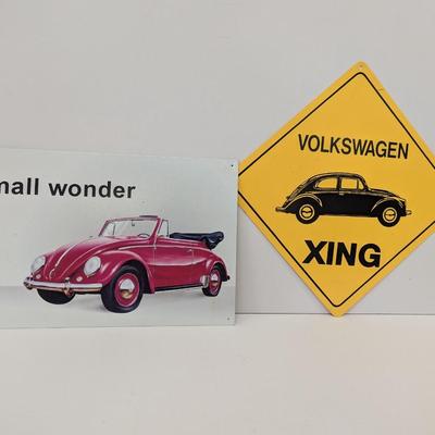 Volkswagen Bug Beetle Signs