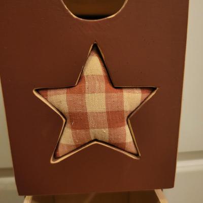 Two Decorative Wood Drawer Storage Boxes