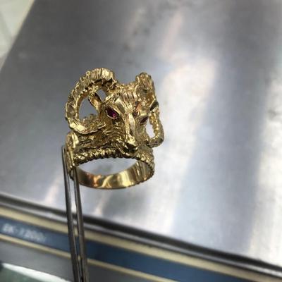 Gold ring 14 k size 11 11.7g