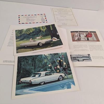 1961 Ford Thunderbird Preview Sales Brochure