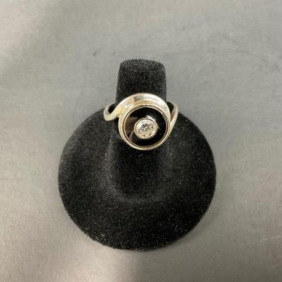 -25- KAMELEON | Sterling Art Deco Ring | Marked