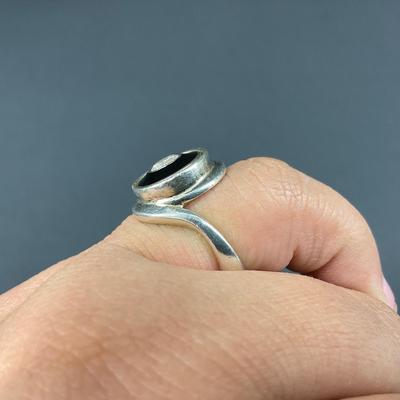 -25- KAMELEON | Sterling Art Deco Ring | Marked