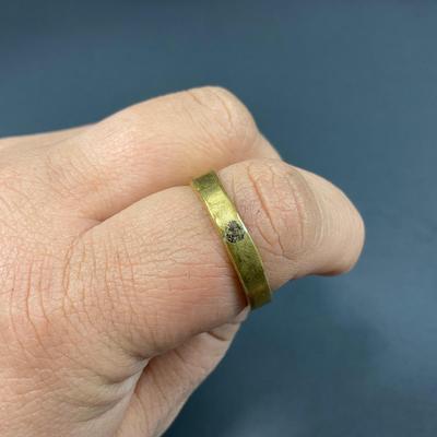 -26- FINE JEWELRY | 18KT HGE Men’s Ring | Tigers Eye Stone