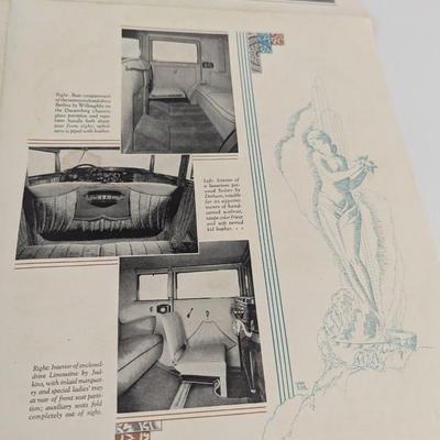 Duesenberg Motors Vintage Brochure
