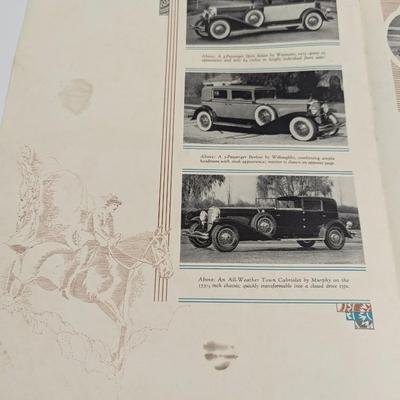 Duesenberg Motors Vintage Brochure