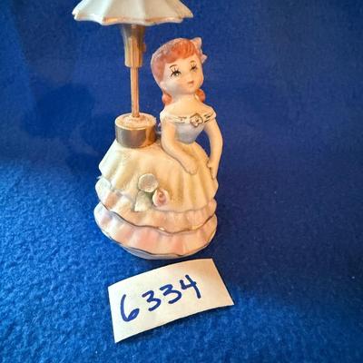 1950’s Devilbiss lady with atomizer and parasol