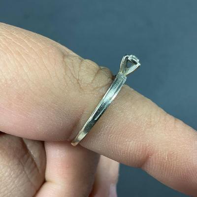 -34- FINE JEWELRY | 10K & Diamond Ring | Marked