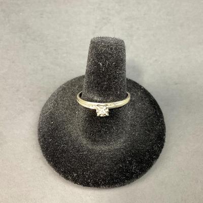 -34- FINE JEWELRY | 10K & Diamond Ring | Marked