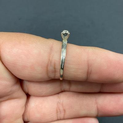 -34- FINE JEWELRY | 10K & Diamond Ring | Marked