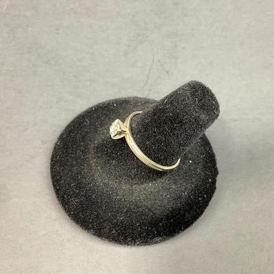 -34- FINE JEWELRY | 10K & Diamond Ring | Marked