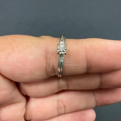 -34- FINE JEWELRY | 10K & Diamond Ring | Marked