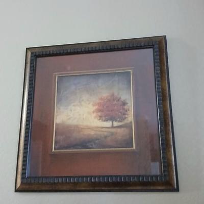 Framed Fall tree Made in Canada