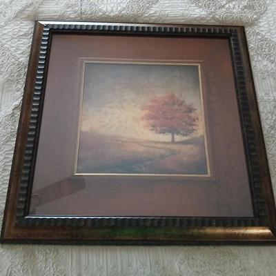 Framed Fall tree Made in Canada