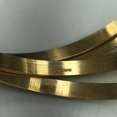 Gold bracelets
