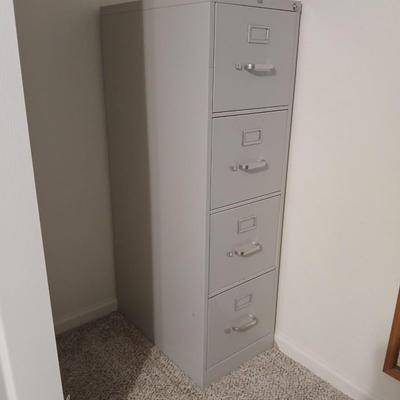 Metal 4 drawer Hon File cabinet