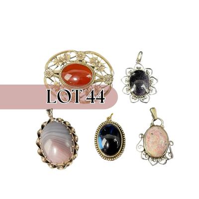-44- FINE JEWELRY | Sterling Pendants & Brooch