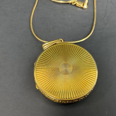 -50- JEWELRY | Evans Guilloche Enamel Necklace