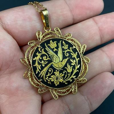 -55- JEWELRY | Assorted Damascene Pieces