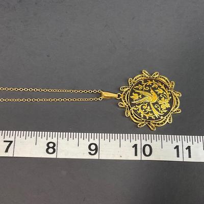 -55- JEWELRY | Assorted Damascene Pieces