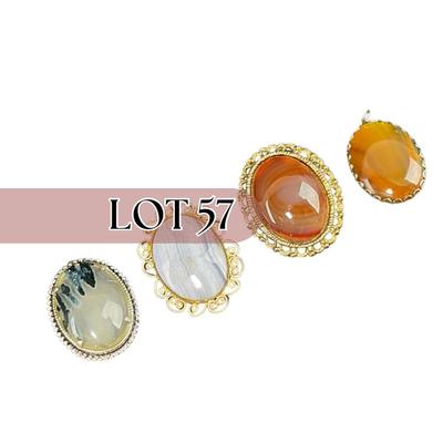 -57- JEWELRY | Assorted Agate Pieces