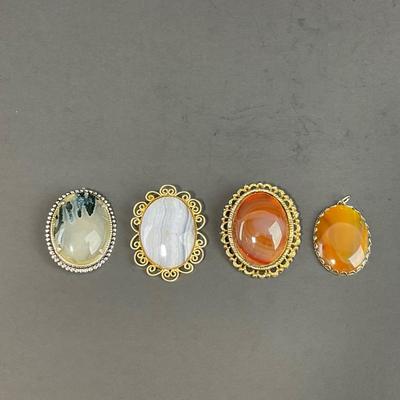 -57- JEWELRY | Assorted Agate Pieces