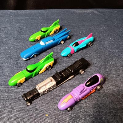 WENDY'S SPEED ROCKET WRITERS AND AN ACTION FIGURE