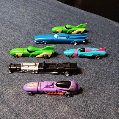 WENDY'S SPEED ROCKET WRITERS AND AN ACTION FIGURE