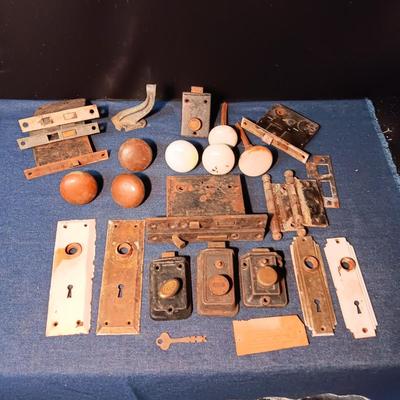 OLD DOOR HARDWARE AND KNOBS