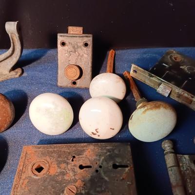 OLD DOOR HARDWARE AND KNOBS