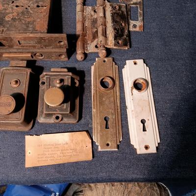 OLD DOOR HARDWARE AND KNOBS