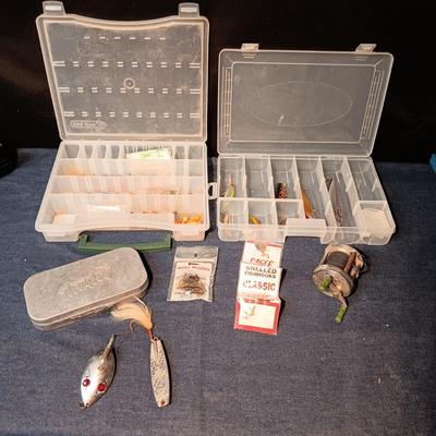 FISHING LURES/TACKLE, 1961 SHAKESPEARE CRITERION AND ORGANIZERS