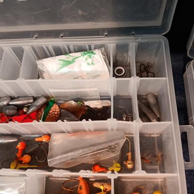 FISHING LURES/TACKLE, 1961 SHAKESPEARE CRITERION AND ORGANIZERS