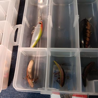 FISHING LURES/TACKLE, 1961 SHAKESPEARE CRITERION AND ORGANIZERS