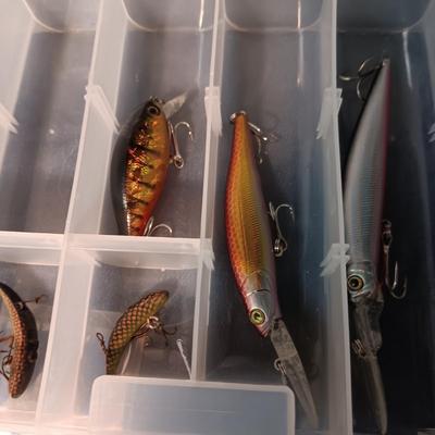 FISHING LURES/TACKLE, 1961 SHAKESPEARE CRITERION AND ORGANIZERS