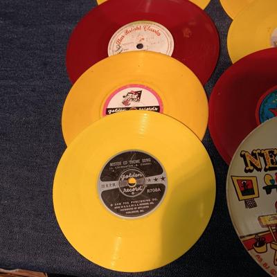 CHILDREN'S VINTAGE 45's RECORDS