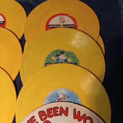 CHILDREN'S VINTAGE 45's RECORDS