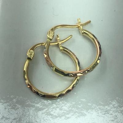 14 k Gold earings 3.2 g