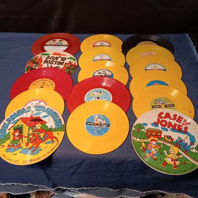 CHILDREN'S VINTAGE 45's RECORDS