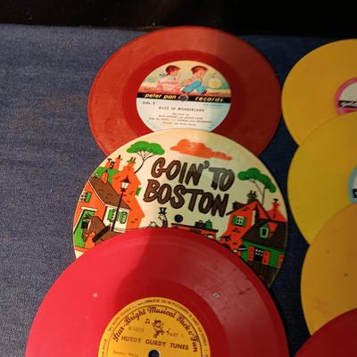 CHILDREN'S VINTAGE 45's RECORDS