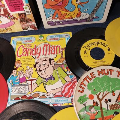 CHILDREN'S VINTAGE 45's RECORDS