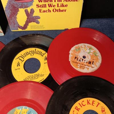 CHILDREN'S VINTAGE 45's RECORDS