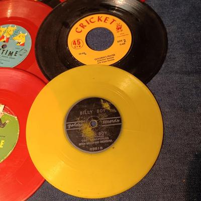 CHILDREN'S VINTAGE 45's RECORDS