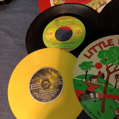 CHILDREN'S VINTAGE 45's RECORDS