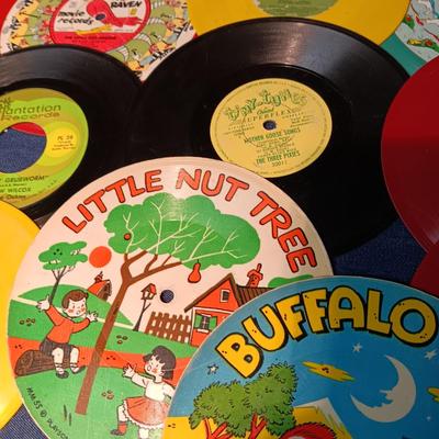 CHILDREN'S VINTAGE 45's RECORDS