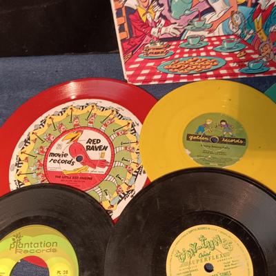 CHILDREN'S VINTAGE 45's RECORDS