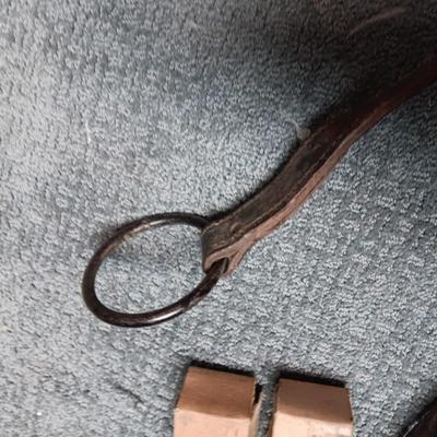HORSE TACK, HALE CORK BRIDLE STRAPS & UPRIGHT BASS DAMPER WEDGES